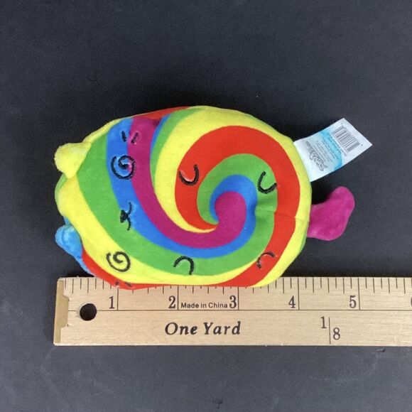 Cats vs Pickles - Festicat #015 - Rainbow Swirl - 4" Plush - Beanbag Toy - Picture 6 of 6